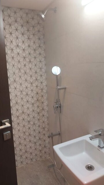 Bathroom in 1 BHK Apartment at Lalani Valentine Apartment 1 Wing D, Malad East – for Rent