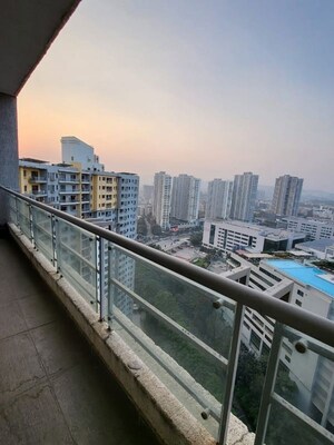 Balcony in 2 BHK Builder Floor at Majestique 38 Park Majestique Phase 3, Undri – for Rent