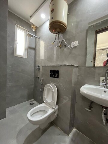 Bathroom in 1 BHK Builder Floor at Saket – for Rent
