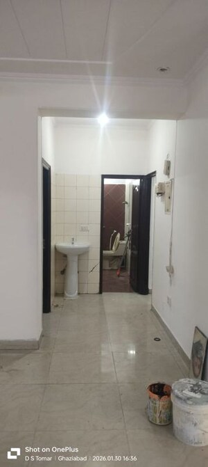 Bathroom in 3 BHK Apartment at Vijaya Apartments, Indrapuram – for Sale