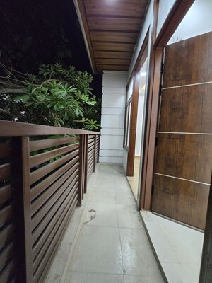 Balcony in 2 BHK Apartment at Palm Residency Chhatarpur, Rajpur Khurd Extension – for Rent