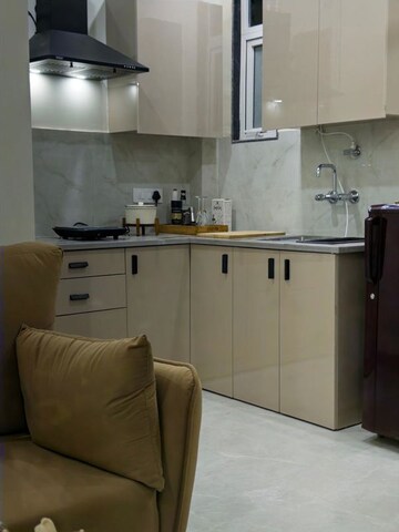 Kitchen in 1 BHK Builder Floor at Ansal Royale Casa, Sector 55 – for Rent