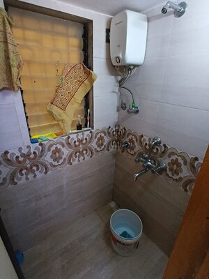 Bathroom in 1 BHK Apartment at Millennium Tower, Kandivali East – for Rent