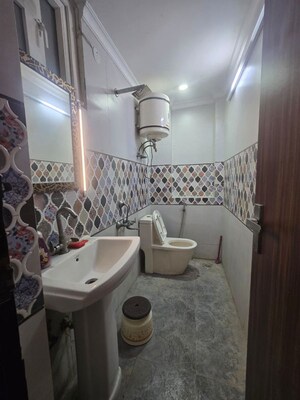 Bathroom in 2 BHK Builder Floor at Saket – for Rent