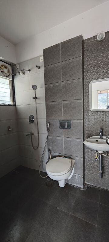 Bathroom in 2 BHK Apartment at Ravetkar Sukhniwas, Senapati Bapat Road – for Rent