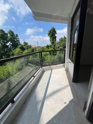 Balcony in 2 BHK Builder Floor at Palm Residency Chhatarpur, Chattarpur – for Sale