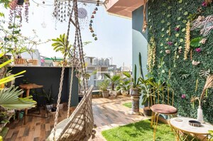 Balcony in 3 BHK Builder Floor at Saket – for Rent