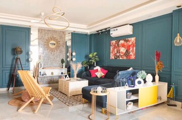 Living Room in 3 BHK Builder Floor at Saket – for Rent