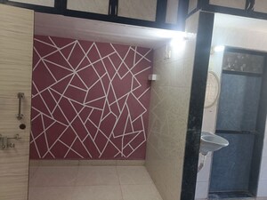 Bathroom in 1 RK Apartment at Ashirwad CHS Andheri East, Andheri East – for Rent