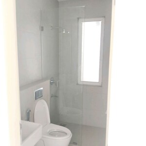 Bathroom in 3 BHK Apartment at Indiabulls Sky Forest, Dighe Nagar – for Rent