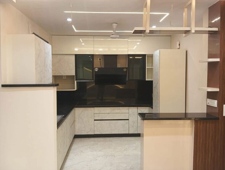 Kitchen, smart-world-orchard 3 Bedroom 1630 Sq.Ft. Apartment In Sector 61 Gurgaon 10046318