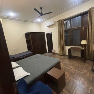 Living Room in 6+ BHK Builder Floor at RWA Apartments Sector 52, Arun Vihar – for Rent