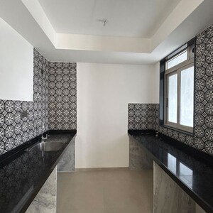 Kitchen in 2 BHK Apartment at Lodha Parkside, Kamala Mill – for Rent