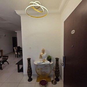 Bathroom in 2 BHK Apartment at Puravankara Palm Beach, Essel Gardens – for Rent