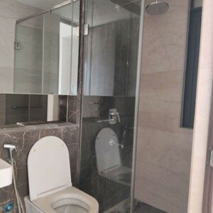 Bathroom in 3 BHK Apartment at Lodha Parkside, Kamala Mill – for Rent
