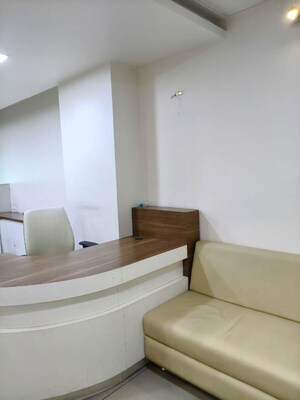 Bathroom in  Office Space at Savvy Shapath V, Prahlad Nagar – for Rent