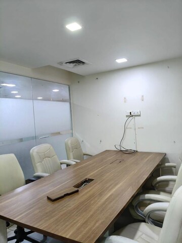 Team Area in  Office Space at Savvy Shapath V, Prahlad Nagar – for Rent