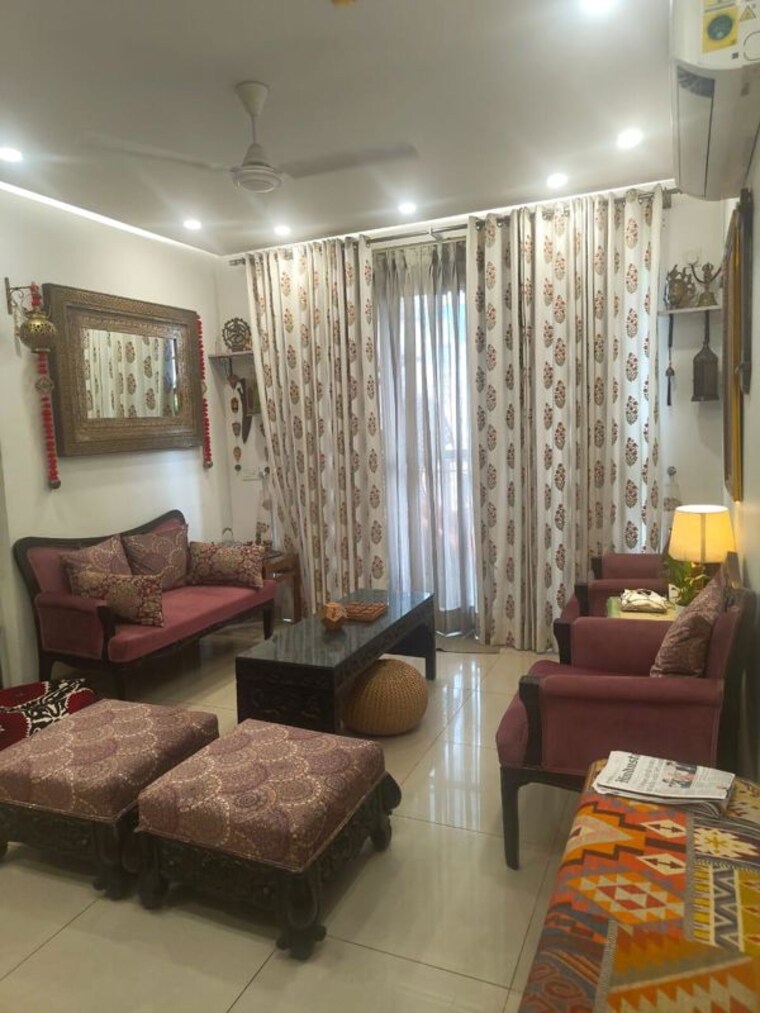Living Room, emaar-palm-gardens 3 Bedroom 1850 Sq.Ft. Apartment In Sector 83 Gurgaon 10046921