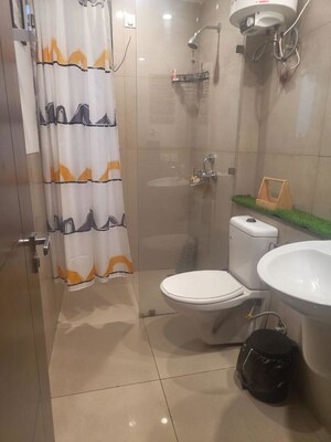 Bathroom in 3 BHK Apartment at Emaar Palm Gardens, Sector 83 – for Sale