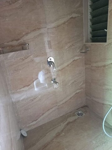 Bathroom in 1 BHK Apartment at Siddhi Highland Park, Kolshet Road – for Rent