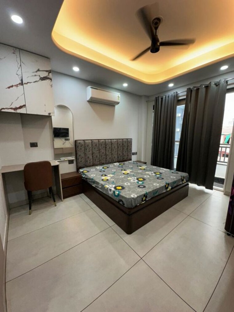 Bedroom, sector 15 1 RK 450 Sq.Ft. Builder Floor In Sector 15 Gurgaon 10047030