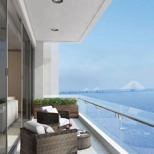 Balcony in 4 BHK Apartment at Hubtown 25 South, Agar Bazar – for Rent