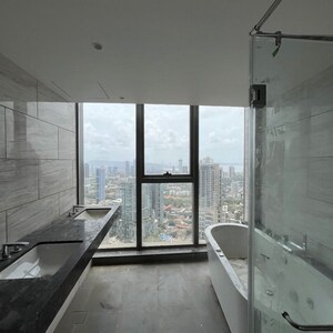 Kitchen in 4 BHK Apartment at Rustomjee Crown, Gokhale Road – for Rent