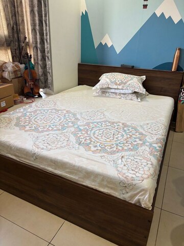 Bedroom in 2 BHK Apartment at Bhartiya City Nikoo Homes II, Thanisandra Main Road – for Rent