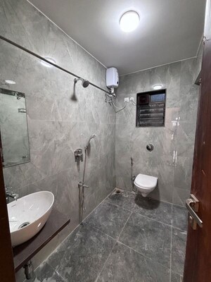 Bathroom in 1 BHK Apartment at Lalani Valentine Apartment 1 Wing D, Malad East – for Rent