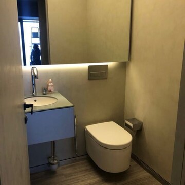 Bathroom in 3 BHK Apartment at Lodha World One, Empire Mill – for Rent