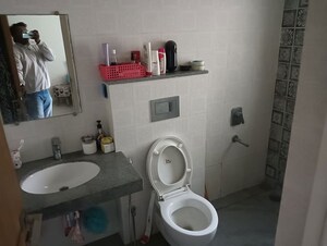 Bathroom in 2 BHK Apartment at Godrej 24, Hinjewadi – for Rent