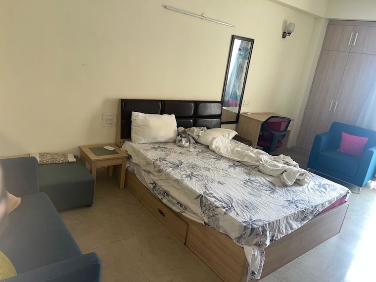 Bedroom, supertech-ecociti 1 RK 440 Sq.Ft. Apartment In Sector 137 Noida 10047928
