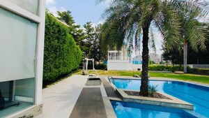 Swimming Pool in 4 BHK Apartment at Babukhan Lakefront, Kokapet – for Rent