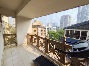 Balcony in 3 BHK Apartment at Reminess Apartment, Bandra West – for Rent