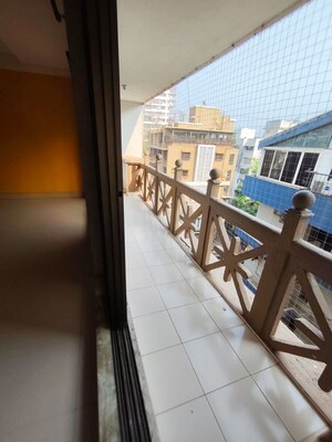 Balcony in 3 BHK Apartment at Reminess Apartment, Bandra West – for Rent