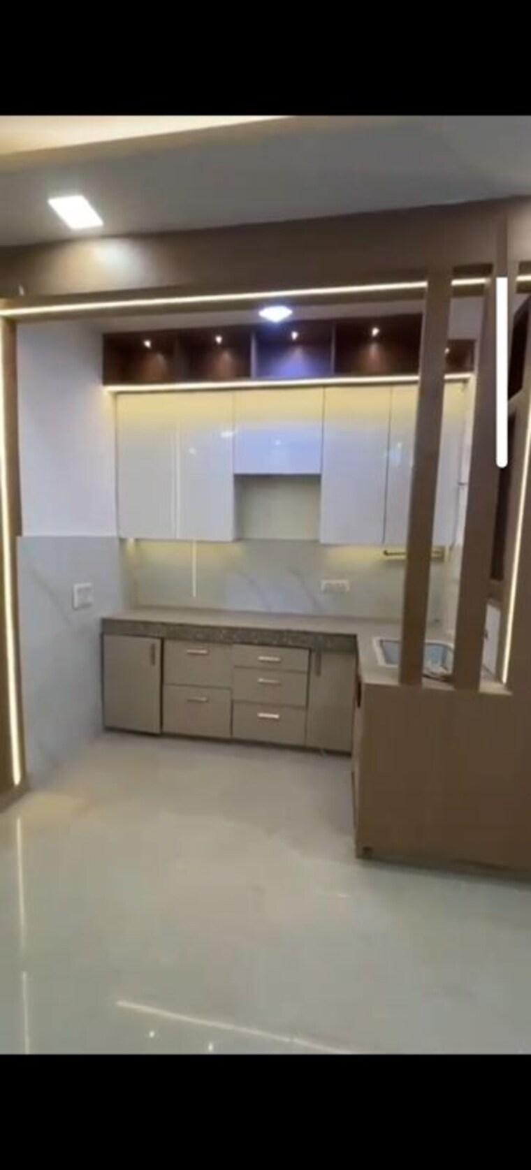 Kitchen, shakti khand iii 2 Bedroom 900 Sq.Ft. Builder Floor In Shakti Khand Iii Ghaziabad 10048009