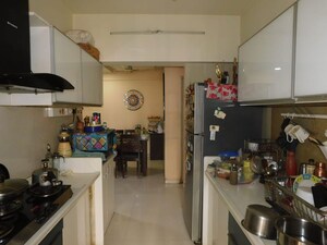 Kitchen in 3 BHK Apartment at Vijay Orovia, Ghodbunder Road – for Rent