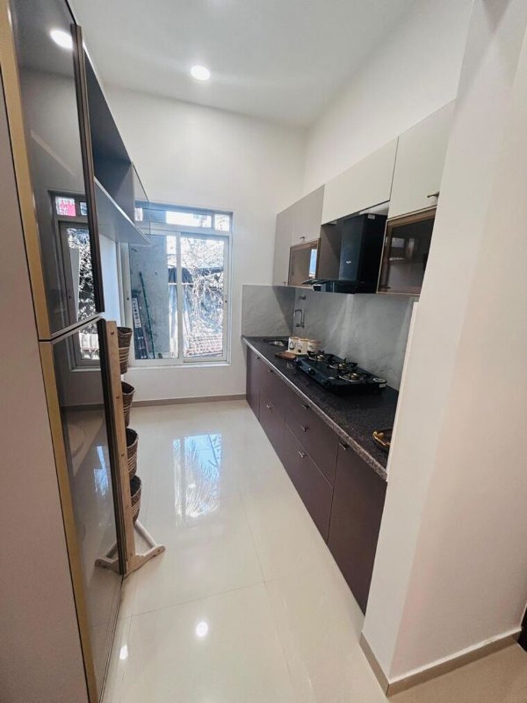 Kitchen, kasarvadavali 2 Bedroom 630 Sq.Ft. Apartment In Kasarvadavali Thane 9993932