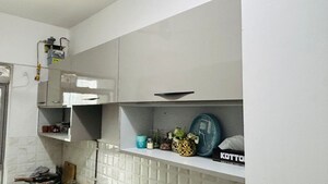 Kitchen in 2 BHK Apartment at Runwal Pearl, Manpada – for Rent