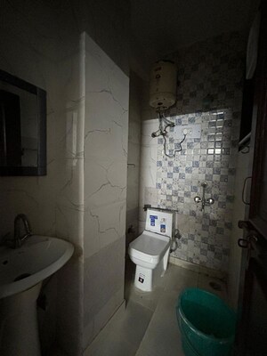 Bathroom in 2 BHK Builder Floor at Saket – for Rent