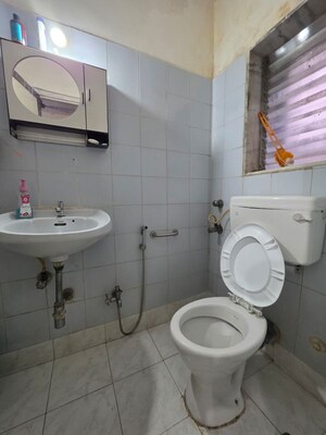 Bathroom in 1 BHK Apartment at Raunak Bliss, Ghodbunder Road – for Rent