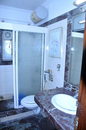 Bathroom in 3 BHK Apartment at Konark Classic, Bandra West – for Rent