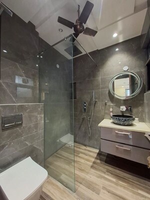 Bathroom in 3 BHK Builder Floor at Greater Kailash I – for Rent