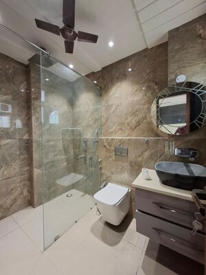 Bathroom in 3 BHK Builder Floor at Greater Kailash I – for Rent