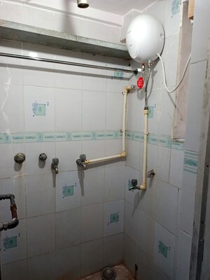 Bathroom in 1 RK Apartment at Adarsh Nagar Society, Worli – for Rent