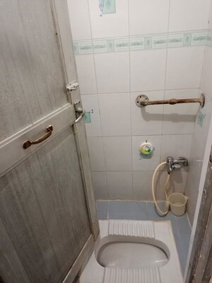 Bathroom in 1 RK Apartment at Adarsh Nagar Society, Worli – for Rent
