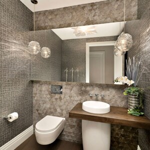 Bathroom in 3 BHK Apartment at Jaypee Wish Town Klassic, Sector 134 – for Sale