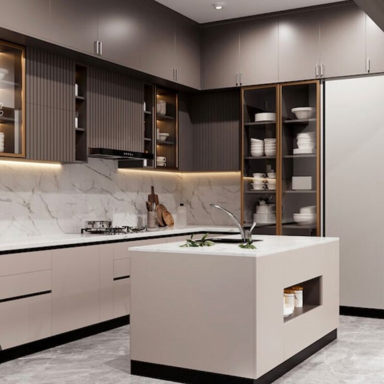 Kitchen, sector 73 2 Bedroom 1050 Sq.Ft. Builder Floor In Sector 73 Noida 10048446