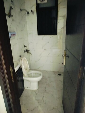 Bathroom in 3 BHK Apartment at Chattarpur – for Rent
