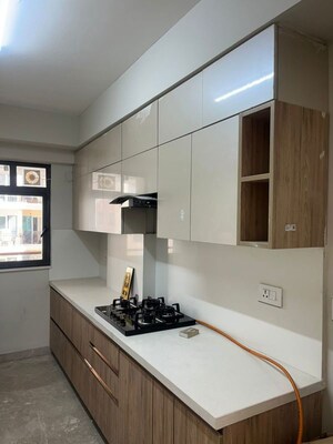 Kitchen in 3 BHK Builder Floor at Signature Global City 63A, Sector 63a – for Rent